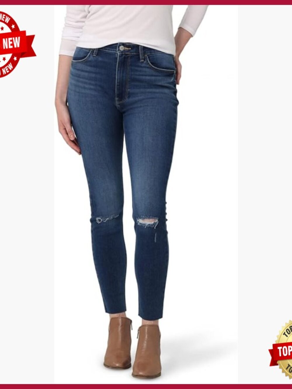 High Rise Unforgettable Skinny Jean - Stretch Denim, 28" Inseam, 5 Pocket